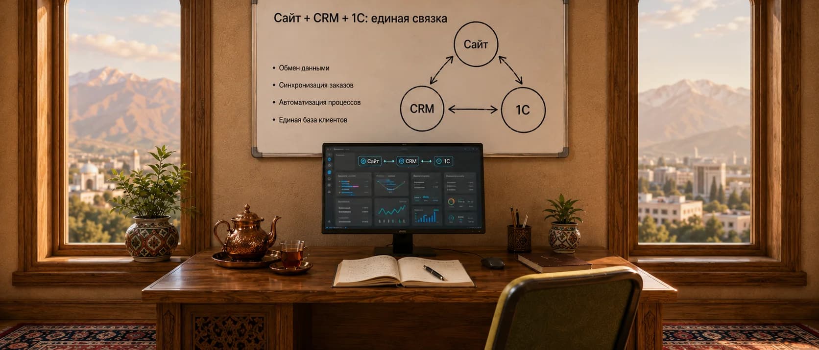 Сайт + CRM + 1С: единая связка